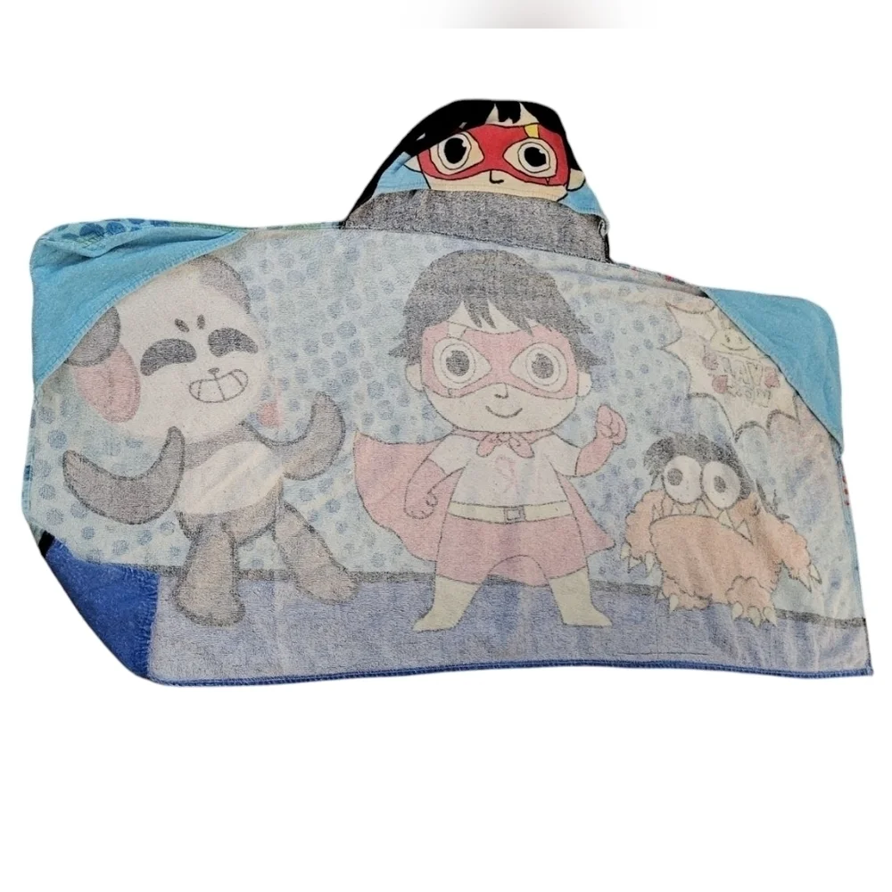 Ryans World Hooded Bath Towel Multicolor
